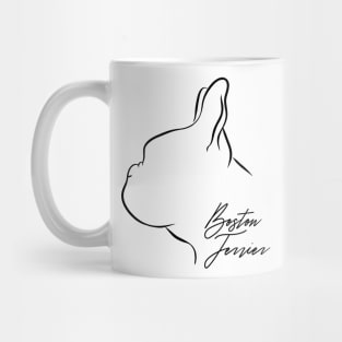 Proud Boston Terrier profile dog lover Bostie Mug